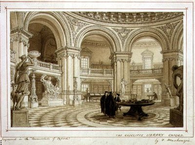 The Radcliffe Library, Oxford by Frederick Mackenzie