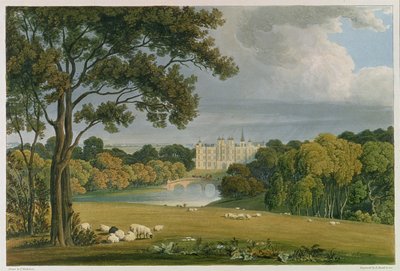 View of Burghley House, Seat of the Marquis of Exeter, Engraved and Published by Robert Havell, 1819 by Frederick Mackenzie
