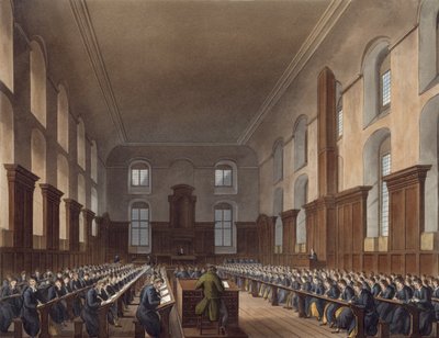 Writing School, Christ Hospital, from Ackermann