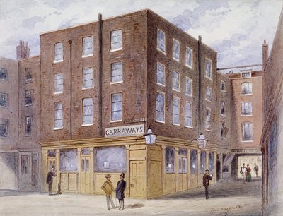 Change Alley, London, 1873 by Frederick Napoleon Shepherd