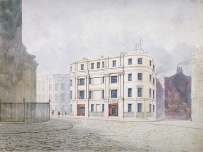 View to the South at the West End of King William Street, City of London by Frederick Napoleon Shepherd