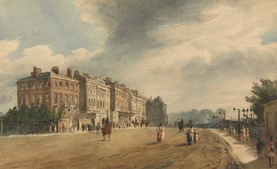 Apsley House and Piccadilly from Hyde Park Corner by Frederick Nash