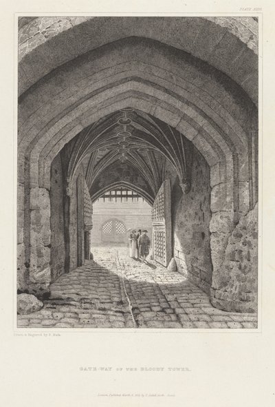 Gateway of the Bloody Tower by Frederick Nash