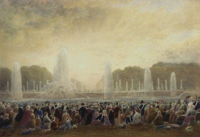 The Fountains at Versailles by Frederick Nash