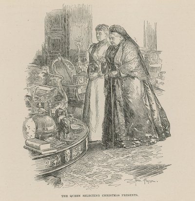 The Queen Selecting Christmas Presents by Frederick Pegram