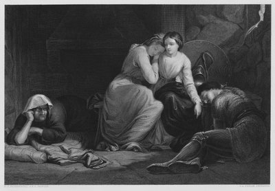 Florimel and the Witch, from the picture in the Vernon Gallery by Frederick Richard Pickersgill