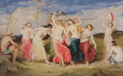 Mercury Instructing the Nymphs in Dance by Frederick Richard Pickersgill