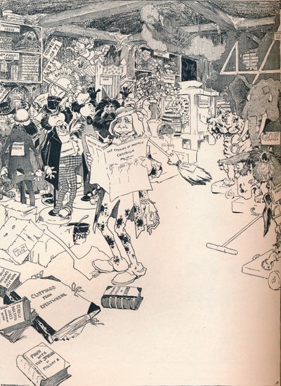 The Property Room of a Clever Cartoonist by Frederick Richardson