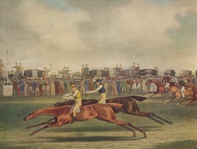 Sir Joshua Beating Filho Da Puta at Newmarket, c1816, 1929 by Frederick Rosenberg
