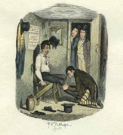 The Flaying of Hamlet, Great Expectations, c.1885 by Frederick W. Pailthorpe