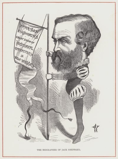 Harrison Ainsworth, biographer of Jack Sheppard by Frederick Waddy