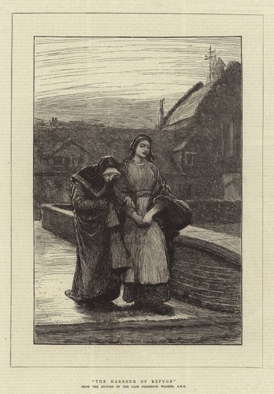 The Harbour of Refuge by Frederick Walker