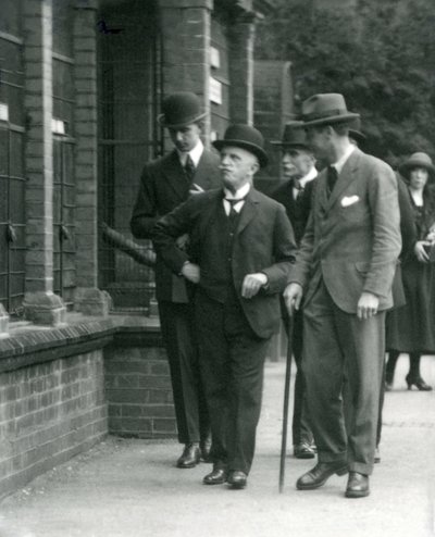 The King of Italy, Victor Emmanuel III, visiting London Zoo by Frederick William Bond