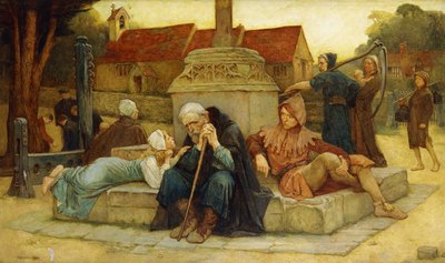 The Curfew Tolls the Knell of the Parting Day, 1912 by Frederick William Davis