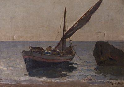 Boats on the Shore by Frederick William Jackson