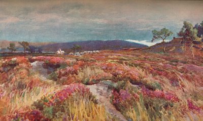 On The Heath Lytchett Minster by Frederick William Newton Whitehead