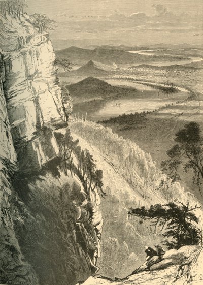 Chattanooga and the Tennessee from Lookout Mountain by Frederick William Quartley