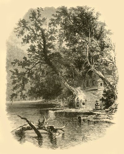North Branch of the Susquehanna, at Hunlocks by Frederick William Quartley