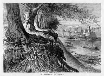 The Savannah, at Augusta, 19th century by Frederick William Quartley