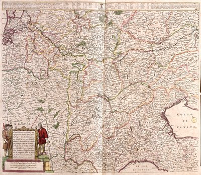 East France, Belgium, Switzerland, West Germany, North Italy by Frederick de Wit