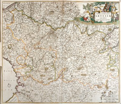 Map of the Count of Artois by Frederick de Wit