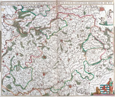 Map of the Duchy of Luxembourg by Frederick de Wit