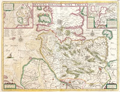 Map of the Duke of Holstein, Germany by Frederick de Wit