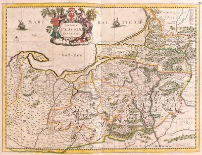 Map of the Kingdom of Prussia (Germany) by Frederick de Wit