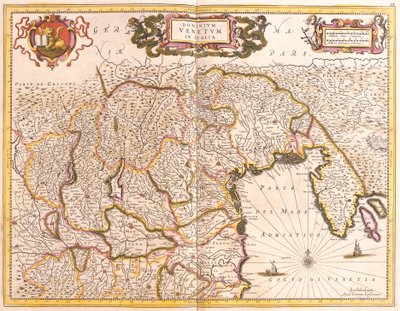 Map of the Venetian territories in Italy by Frederick de Wit