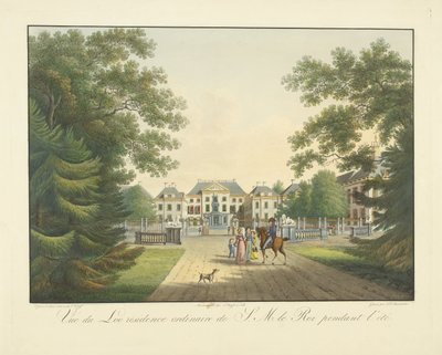 View of Palace Het Loo by Frederik Christiaan Bierweiler