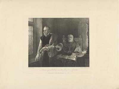 The Last Moments of Egmond in His Cell, 1568 by Frederik Hendrik Weissenbruch (possibly)