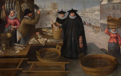 Fish Market by Frederik Valckenborch