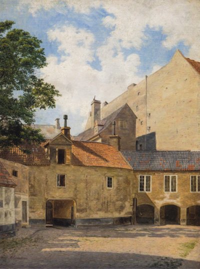 From the Courtyard of Thotts Palais on Kongens Nytorv by Frederik Vermehren