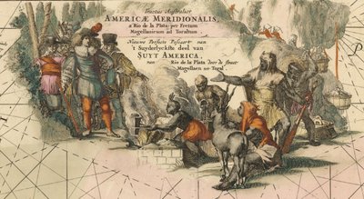 Southern Part of South America, from Rio de la Plata through the Strait of Magellan to Toraltum by Frederik de Wit