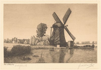 By the Angstel by Frederik van der Harst (signed by artist)