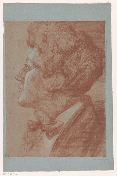 Portrait of an Unknown Man by Frederika Henriëtte Broeksmit (signed by artist)