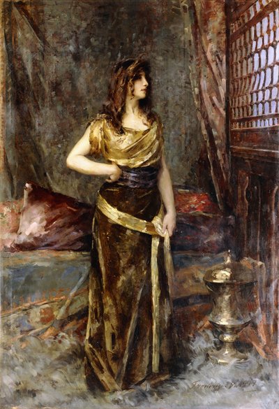 Self-portrait by Frederique Vallet Bisson