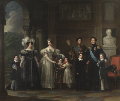 Bernadotte Family (Monarchy of Sweden and Norway): Oscar I (1799-1859), Desiree Clary (1777-1860), Josephine of Leuchtenberg (1807-1867), Charles XV (1826-1872), Oscar II (1829-1907), Charles XIV John (1763-1844), Prince Gustave (1827-1852) and Prince by Fredric Westin
