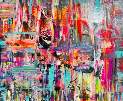 Colorful Modern Abstract by Fredrik Olsen