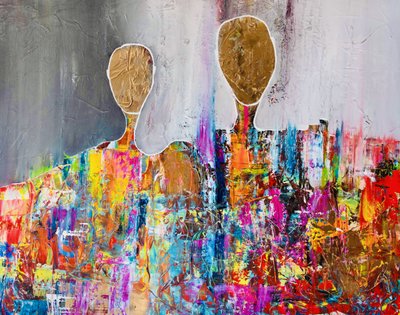 Vibrant Abstract Figures by Fredrik Olsen
