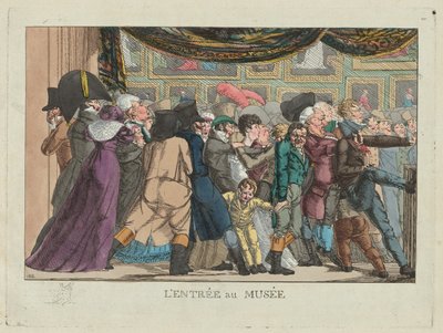 Entrance to the Museum by French 19th Century