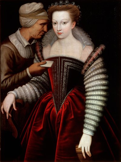 A Love Letter Procuress by French Master