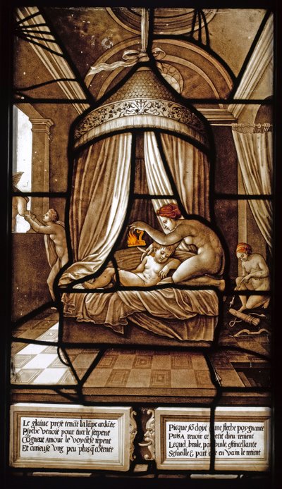 The Story of Psyche Stained Glass Window, 1441-1444 by French Master