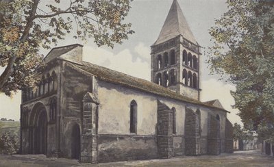 Aillas, Church, Southwest View by French Photographer