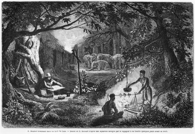 Alexandre Henri Mouhot in the Kingdom of Siam by French Photographer