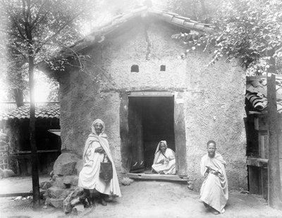 An Example of Kabyle House, Paris Exhibition, 1889 by French Photographer
