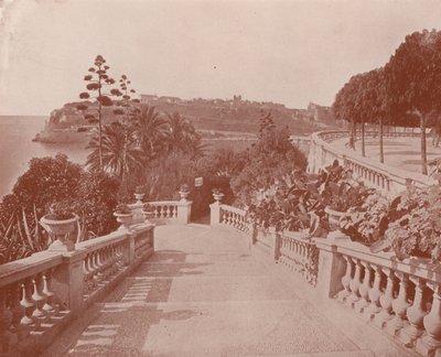 Another Section of the Monte Carlo Terraces by French Photographer