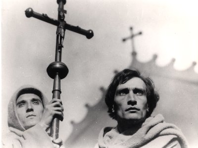 Antonin Artaud in the film The Passion of Joan of Arc by Carl Theodor Dreyer by French Photographer