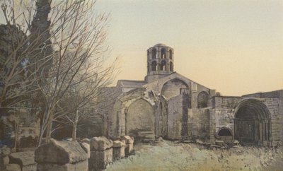 Arles, The Alyscamps, Saint-Honorat Church by French Photographer