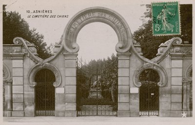 Asnieres, the Dog Cemetery by French Photographer